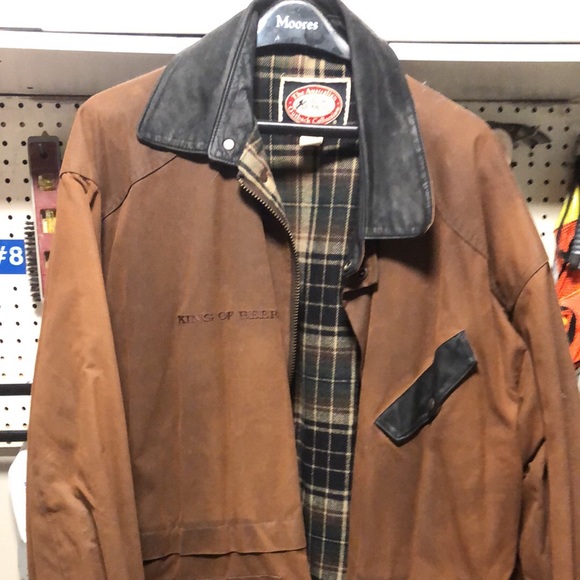 Budweiser king of beers suede jacket - Picture 1 of 2